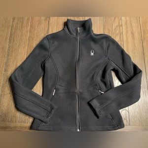 EUC Full Zip Spyder Women’s Small Sweater Jacket Black